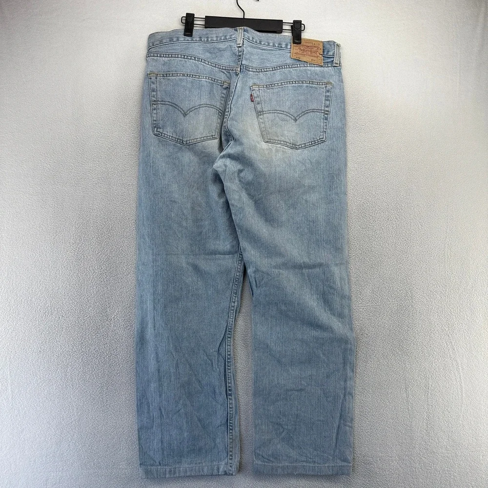 Vintage Levis jeans Men's 38x34 Fits 36x29 Blue 501xx 501 xx Light wash y2k